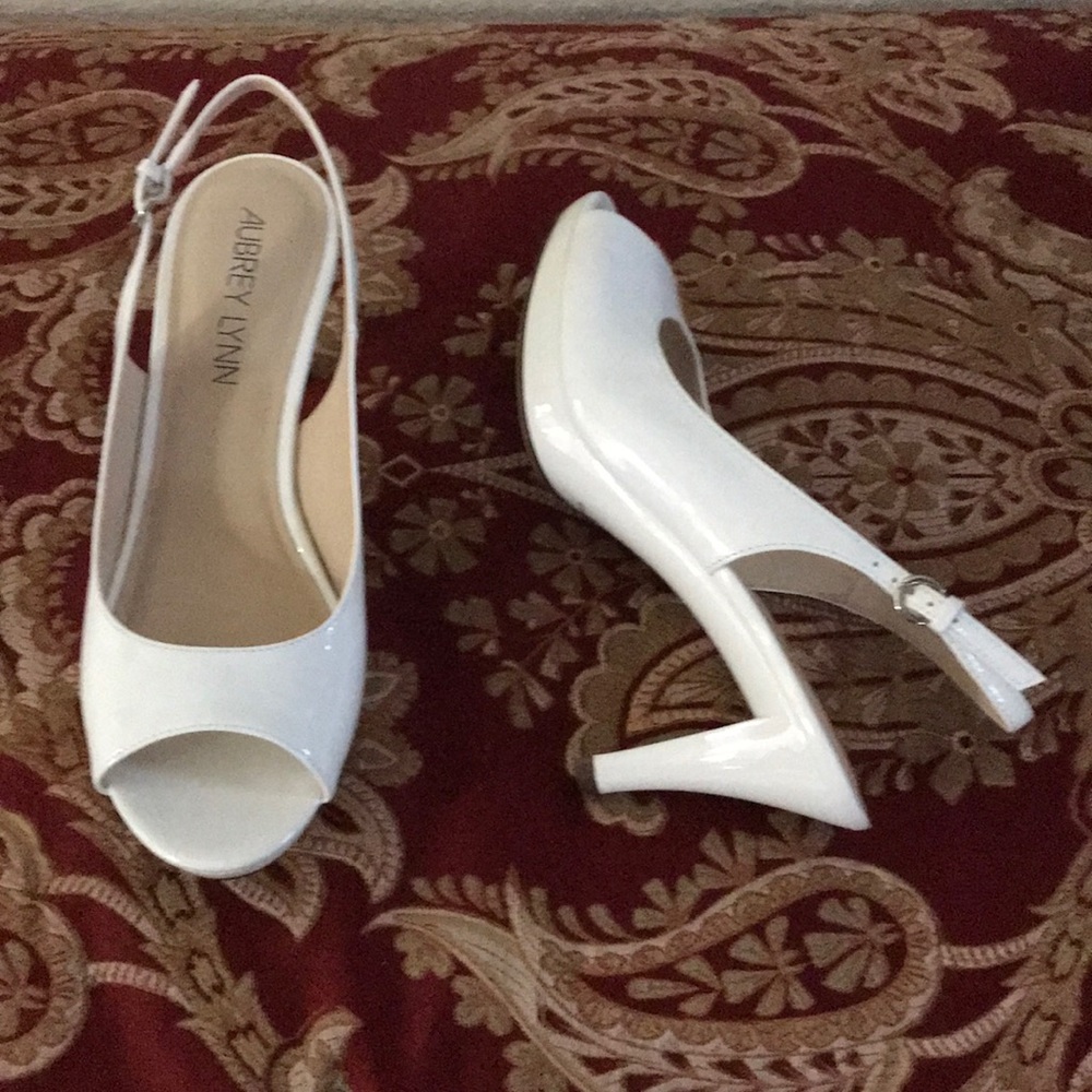 White Patent heels